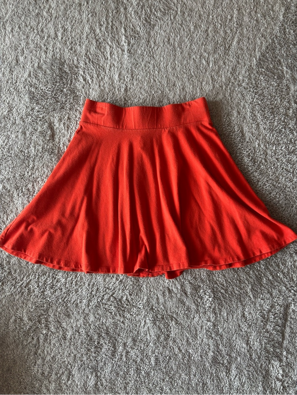 Forever 21 Orange Circle Skirt